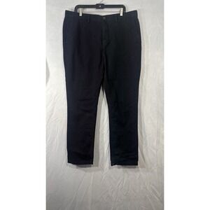 Old Navy Slim Fit Black Chino Pants Size 38x32 Casual Formal